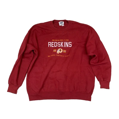 LEE Washington Redskins Vintage Logo Red NFL Pullover Sweatshirt Size 2XL - Image 1 of 4
