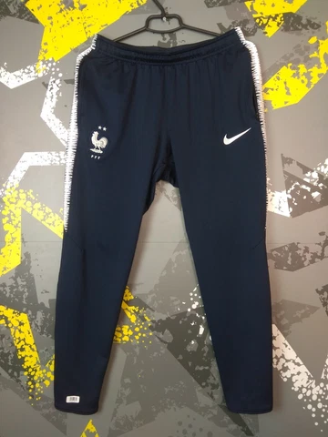 France Team Training Football Pants Navy Blue Nike Polyester Mens Size M ig93 Cover