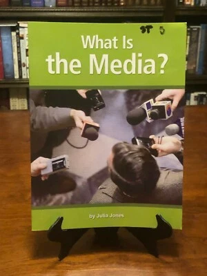 WHAT IS THE MEDIA by Julia Jones (Houghton Mifflin Grade 5 Reader) Like New Cond - Image 1 of 4