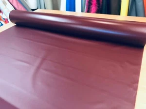 TOUGH BURGUNDY RED WATERPROOF REINF PVC FABRIC UV ROT RESIST TARP BOAT COVER ! - Picture 1 of 5
