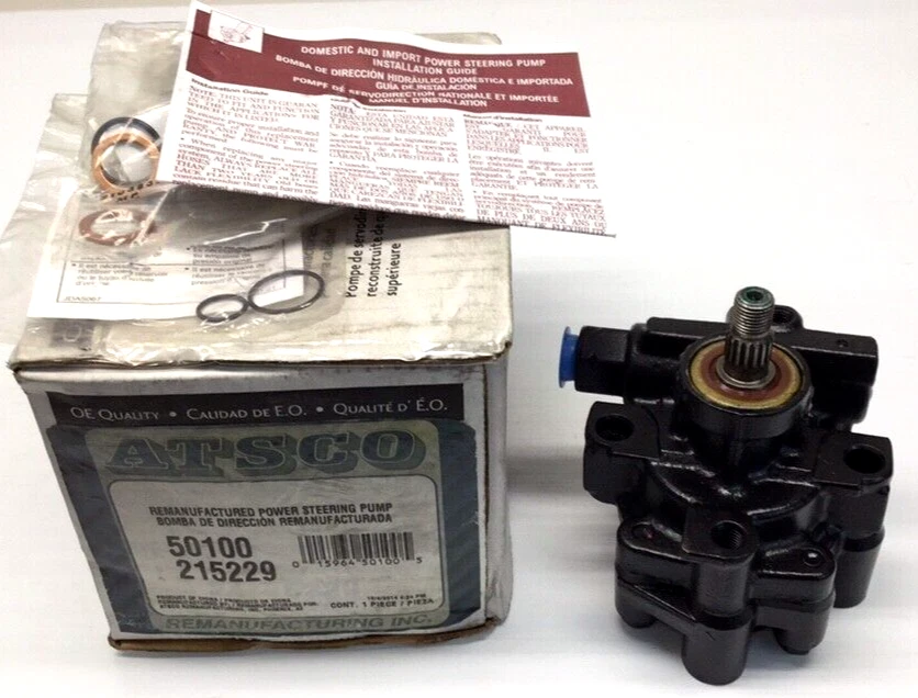 Восстановленный насос гидроусилителя руля Atsco 50100 без резервуара подходит для Toyota - Изображение 1 из 4