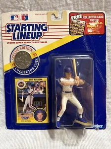 MLB New York Mets DAVE MAGADAN 1991 SLU Figure, Collector Coin,Trading Card - Picture 1 of 4