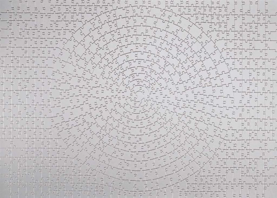 Rompecabezas Mis Ojos Duelen Color Plata Sólida Sin Patrón 654 piezas NUEVO Desafío Foto 1 de 1