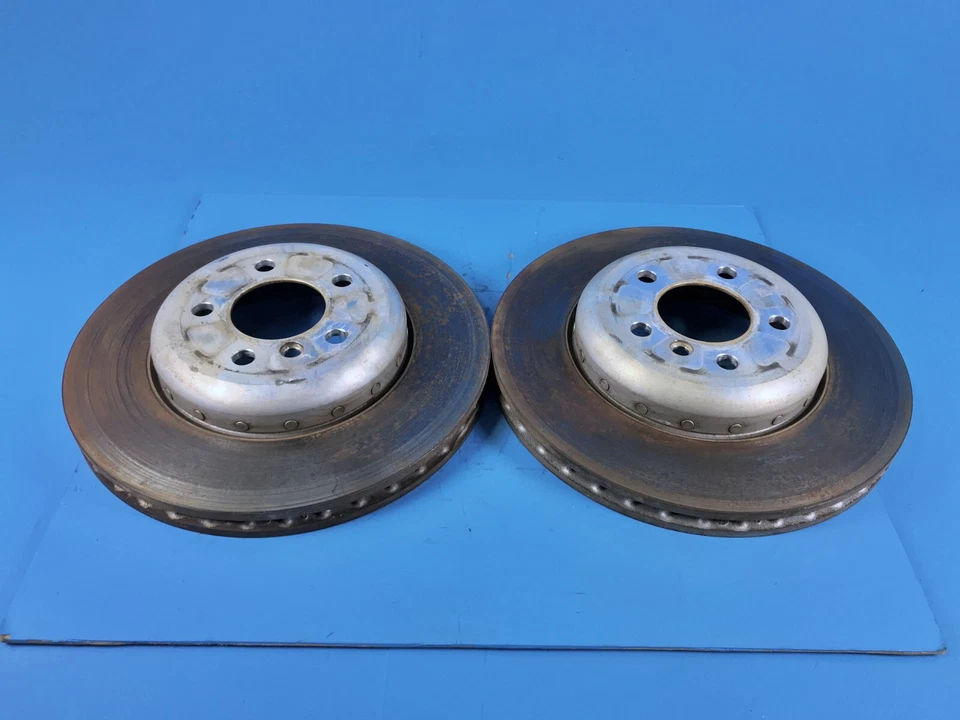 11-17 BMW F06 F10 F13 535I 640I FRONT BRAKE ROTORS 348MM OEM 19K ❗MILES❗ - Image 1 of 4