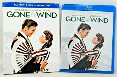 Gone With The Wind 75th Anniversary w/ Slipcover Blu Ray OOP - Loose Disc   - Image 1 of 2