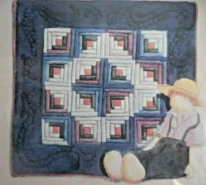 Juego 4 Edredón Muñeca Impresiones Amish Firmado 1990 Susie Riehl Amos Elam Anna Emma - Imagen 1 de 11
