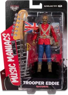 Figura de acción Music Maniacs Metal Iron Maiden 6 pulgadas - Trooper Eddie EN STOCK Foto 1 de 2