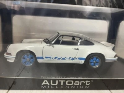 AUTOart 1/18 CAREERA Porsche 911 Carrera RS2.7 1973 белый из Японии 13076 - Изображение 1 из 4