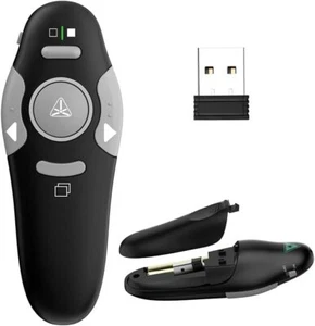 Power point Presentation Remote Wireless USB PPT Presenter Laser Pointer Clicker - Picture 1 of 7