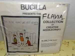 Bucilla Flavia Collection of Creative Needlecraft "To Be Young" - Picture 1 of 3