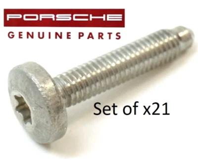 21 pernos de cubierta de distribución - aluminio (6X3) para PORSCHE Cayenne Macan GENUINO PORSCHE Foto 1 de 4