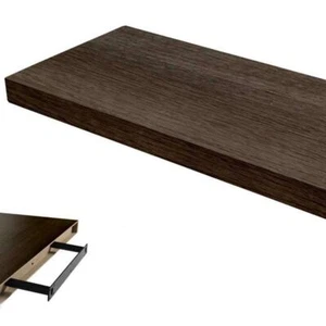Mensola Parete Rettangolare Scaffale 40x25x4cm Libreria Legno MDF Wenghe - Foto 1 di 2