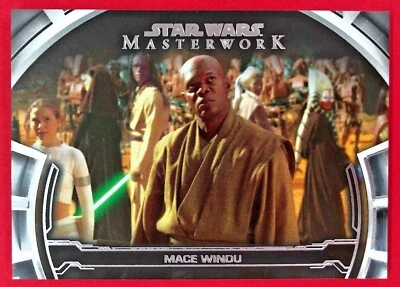 2019 Star Wars Masterwork Mace Windu Defining Moments Insert #DM-17 - Image 1 of 2