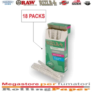 Filtros enrollables Rizla mentol extra delgado de 5,7 mm 18 paquetes x 120 filtros sin - Imagen 1 de 3