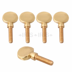 5pcs Clarinet Saxophone Sax Neck Tightening Screws Gold - Picture 1 of 5