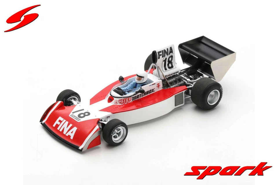 Spark 1/43 Surtees TS16 #18 US GP 1974 José Dolhem S9658 - Immagine 1 di 1