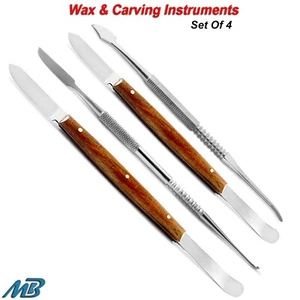 Dental Zahle Wachs & Modellieren Schnitzen Lecron Labor Zahnarzt Instrumente Set - Bild 1 von 9