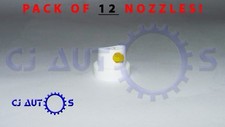 PAINT AEROSOL TIN CAN MALE FITTING NOZZLE x12 PIECES FLAT VERTICAL SPRAY GUN FAN