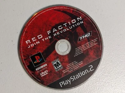 Red Faction Join the Revolution (Sony PlayStation 2, 2002) Disc Only - Image 1 of 2