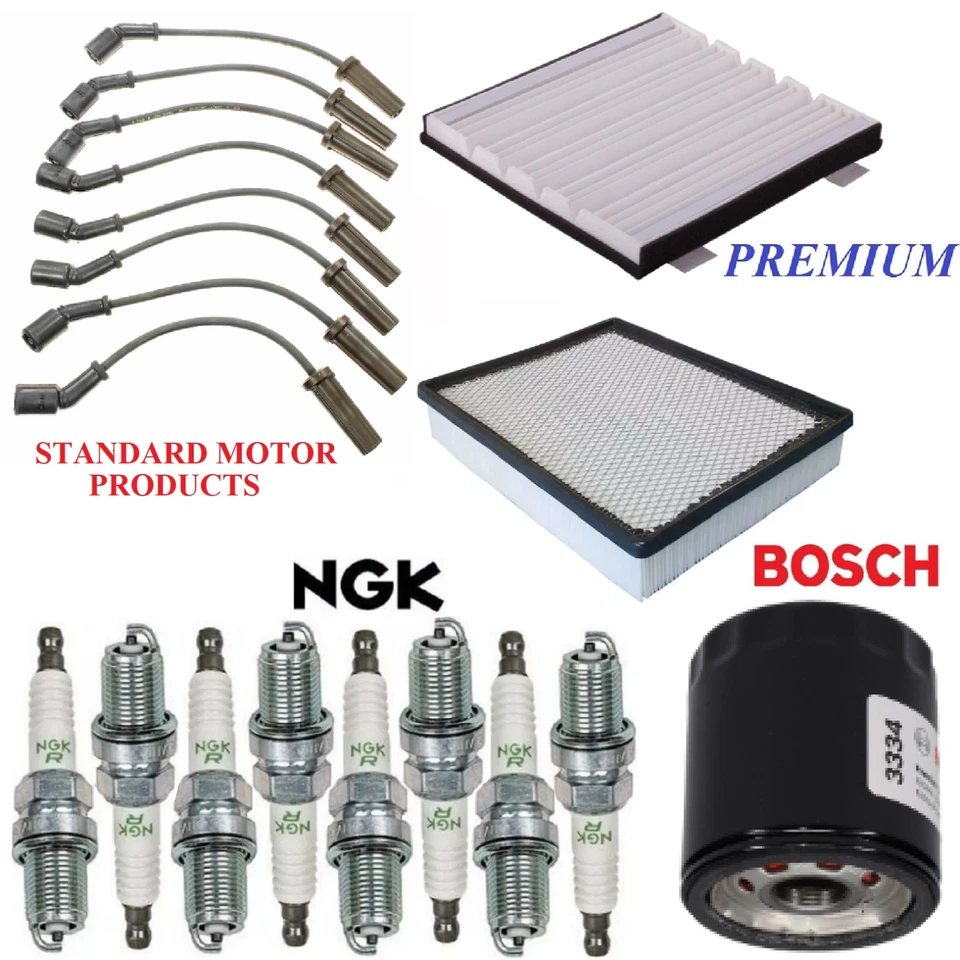 Tune Up Kit Filters Wire Plugs For CHEVY SILVERADO 1500 5.3L & 6.0L, SQUARE 2007 - Image 1 of 1