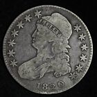 1820 Capped Bust Silver Half Dollar Fine E351 Kcfk