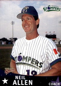 1999 St. Catharines Stompers Multi-Ad 1 Neil Allen Pitching Coach Kansas City KS