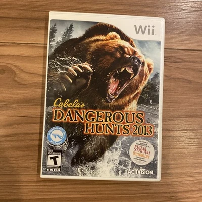 Cabela's Dangerous Hunts 2013 - Juego Nintendo Wii Probado Funcionando Foto 1 de 4
