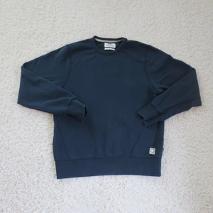Fjallraven Sweatshirt Mens Small Blue Crewneck Pullover Outdoor Sweater - Picture 1 of 10