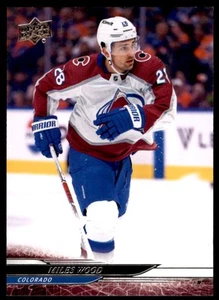 Cubierta superior NHL Hockey Serie 1 2024-25 millas Madera Colorado Avalanche No. 53 - Imagen 1 de 2