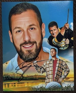 Foto firmada por Adam Sandler, 8x10 con certificado de autenticidad, Happy Gilmore - Imagen 1 de 3