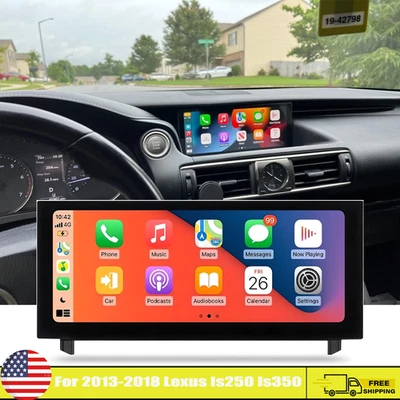 Radio de coche estéreo de 10,25" navegación Android13 Carplay GPS para Lexus Is250 Is350 2013-18 Foto 1 de 4