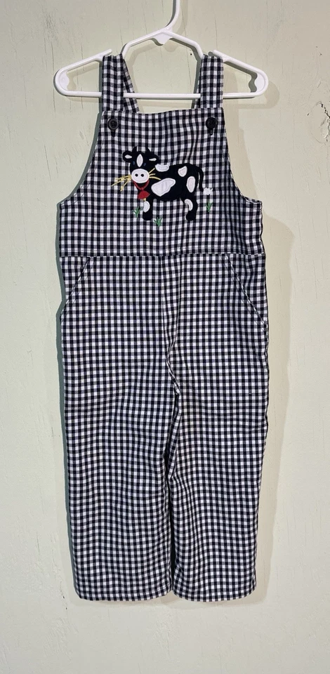 Mono Kelly’s Kids vintage vaca gingham talla 3-4 Foto 1 de 3