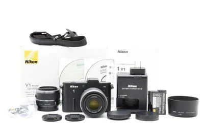 Nikon 1 V1 10.1MP Camera w/ VR 10-30mm & 30-110mm Lens [Exc+++] from Japan #A764 - Image 1 of 4