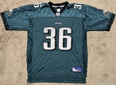 Camiseta masculina Philadelphia Eagles Reebok On Field Brian Westbrook XL #36 NFL - Imagem 1 de 4