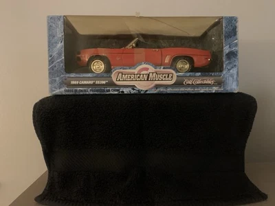 Chevy Camaro SS 396 1969 convertible Ertl American Muscle 1/18 naranja Foto 1 de 4