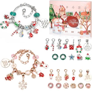 Calendario de Adviento 2025 Niñas Pulsera Regalo de Navidad, 24 Días Navidad Cuenta Regresiva Cale... - Imagen 1 de 7