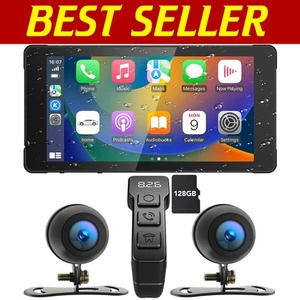 Motorcycle Dash Cam & GPS Navigator: 5.5" Touch Screen + Siri/Google Assistant - Picture 1 of 9