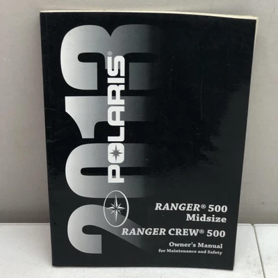Polaris Ranger 500 2013 modelos medianos y tripulantes manual del propietario/operador Foto 1 de 4