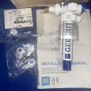 Gerberit 240.700.00.1 Fill Valve Type 380 Lateral Water SC 3/8" Brass Nipple - Picture 1 of 3