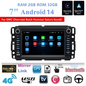 7'' 2+32G Stereo Radio GPS Navi For Chevrolet Silverado/Suburban/Tahoe 2007-2014 - Picture 1 of 23