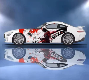 Envoltura lateral personalizada Samurai Livery Racing; calcomanía lateral personalizada Samurai inspirada en JDM - Imagen 1 de 1