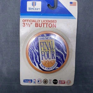 WinCraft 1993 NCAA Final Four New Orleans 3.5" Button Pinback USA Made New - Picture 1 of 4