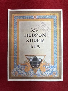 ✨ Hershey Find ✨ Brochure di vendita originale anni '20 The Hudson Super Six - Foto 1 di 8