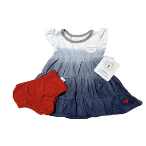 NWT Burt's Bees Organic Dip Dye Dress 3m  - Picture 1 of 8