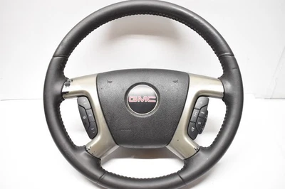 09 10 GMC Sierra 1500 2500HD Volante Cuero Crucero Radio Control E246 Foto 1 de 4