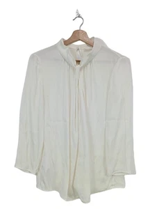 HUGO BOSS Blusa de manga larga Mujeres Blusa Talla EU 36 blanco elegante - Imagen 1 de 6