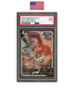 Slab Pokémon – Charizard V Brilliant Stars – PSA 9 – English - Picture 1 of 3