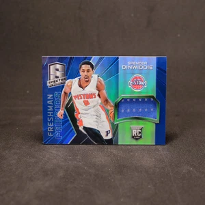 2014-15 Panini Spectra Freshman Fabrics 49/49 Spencer Dinwiddie #FRE-SD Rookie - Picture 1 of 2