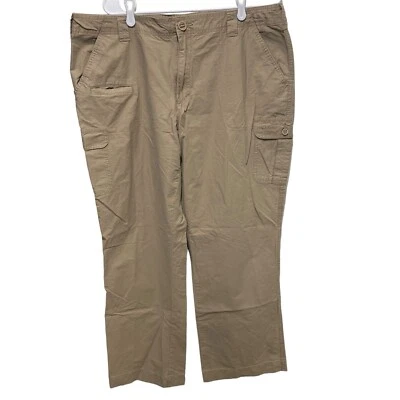 CABELAS TRAIL HIKING OUTDOOR PANTS 7 Pockets Women’s Size 18X31 - Image 1 of 4