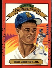 1990 Donruss Diamond Kings Ken Griffey Jr. Seattle Mariners #4